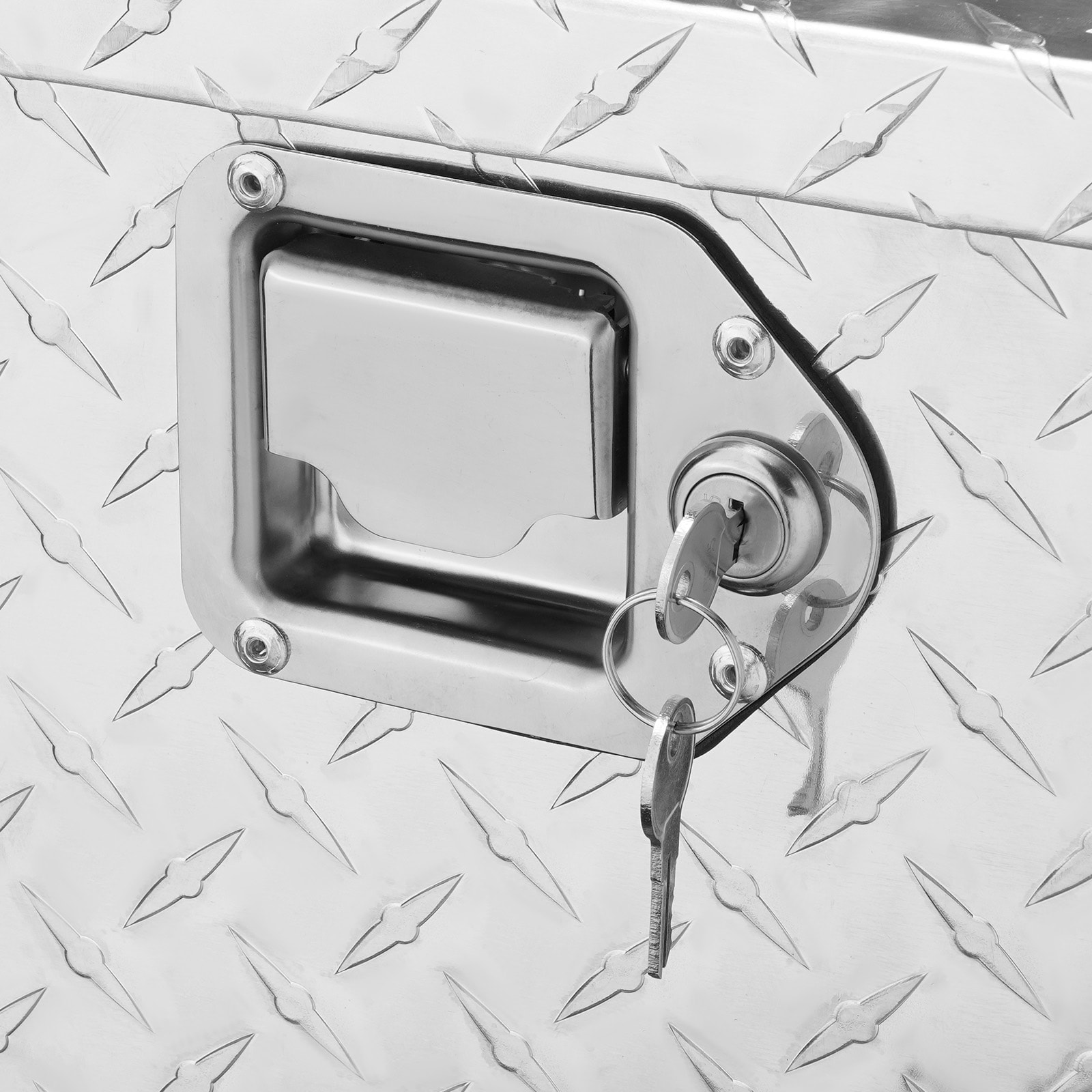 Heavy Duty Aluminium Truck Bed Tool Box With Lock And Side Handles_voghion.com